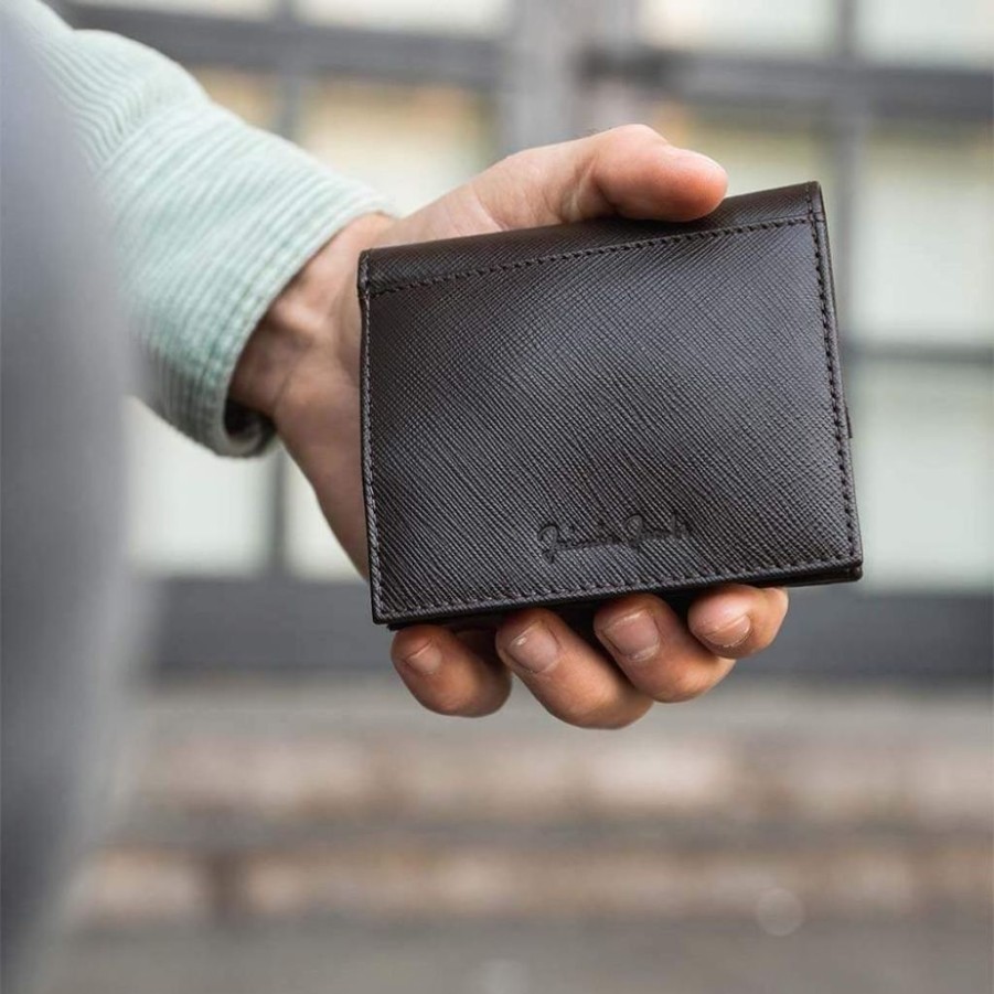 Wallets Jaimie Jacobs | Folder Boy Rfid Saffiano Braun