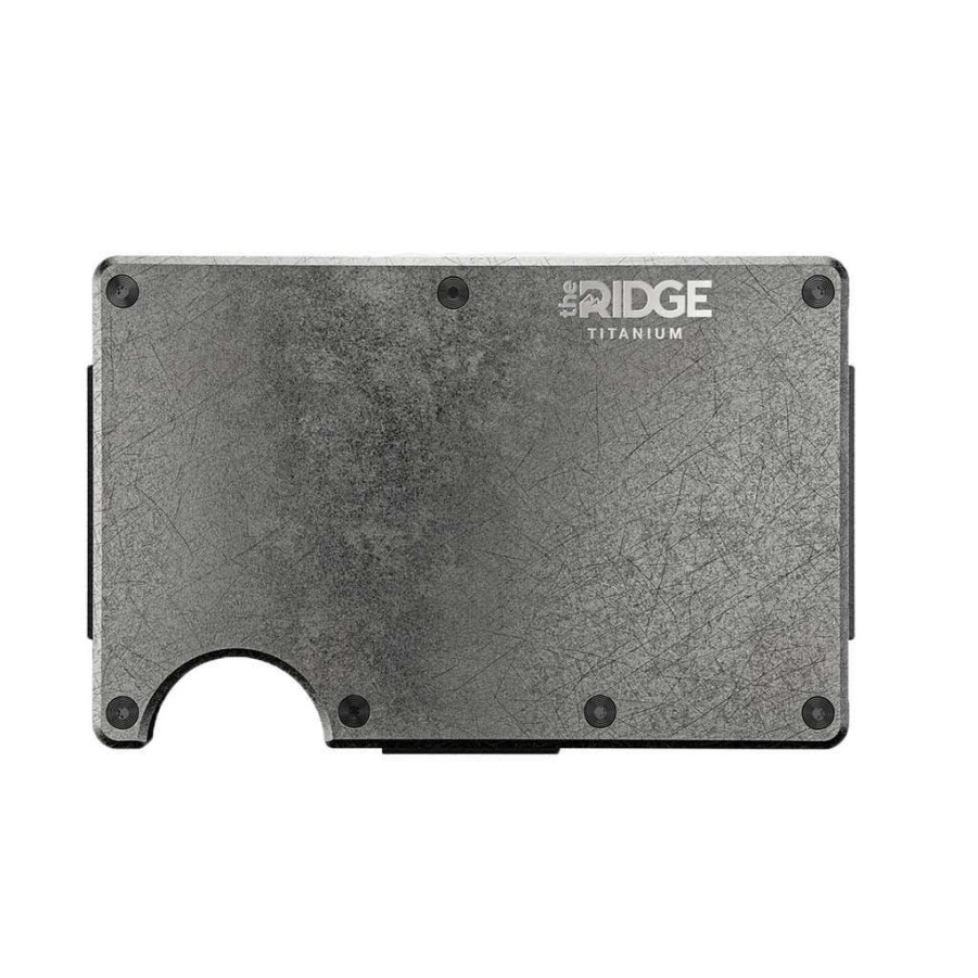 Wallets Ridge | The Ridge Wallet Titanium Stonewashed