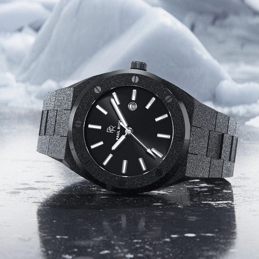 Uhren Paul Rich | Paul Rich - Frosted Baron´S Black 45Mm