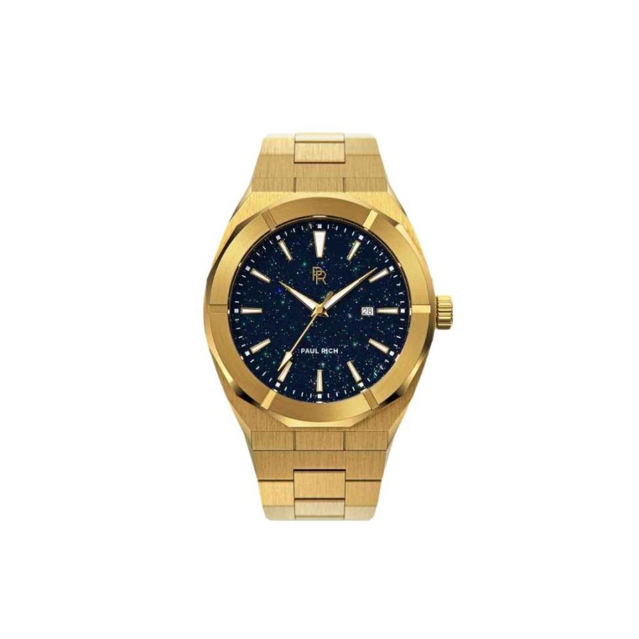 Uhren Paul Rich | Paul Rich Star Dust Gold Automatik 42Mm