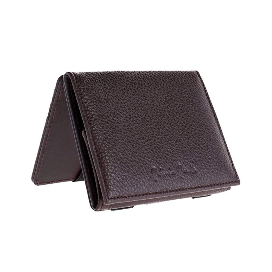 Wallets Jaimie Jacobs | Flap Boy Rfid Genarbtes Leder / Braun