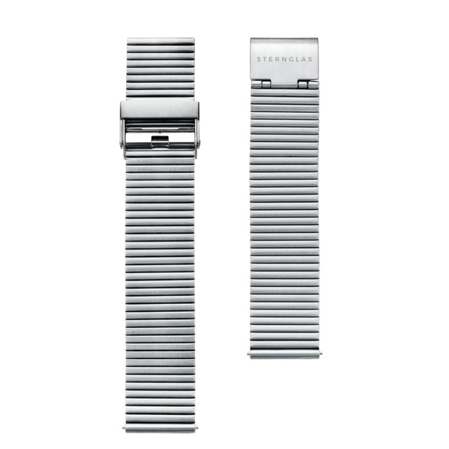 Accessoires Sternglas | Sternglas Lamellenarmband Metall Silber 20Mm