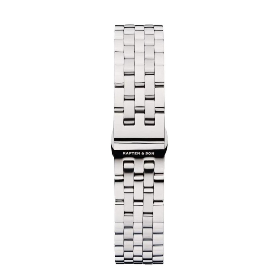 Accessoires Kapten & Son | Kapten & Son Steel Strap 18Mm Silver Steel Strap 18Mm