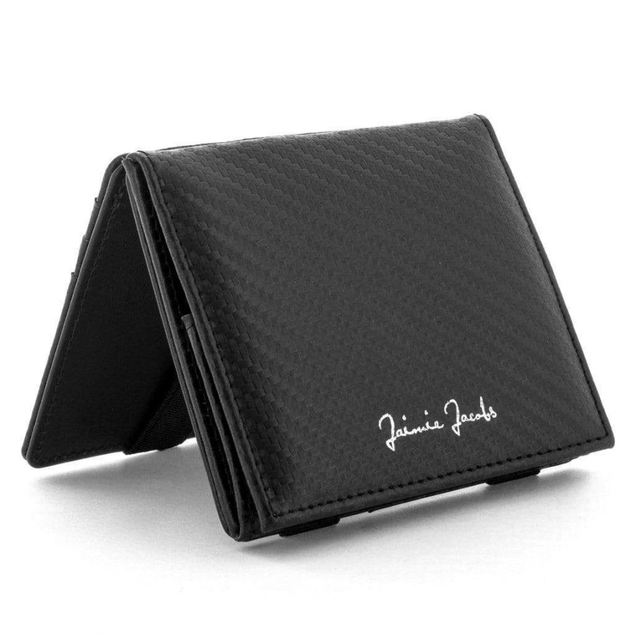 Wallets Jaimie Jacobs | Jaimie Jacobs Flap Boy Rfid Carbon / Schwarz