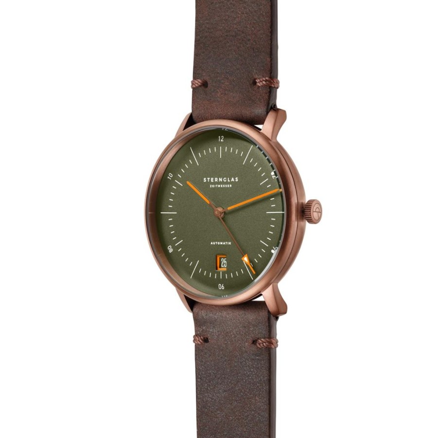 Uhren Sternglas | Sternglas Naos Automatik Edition Bronze