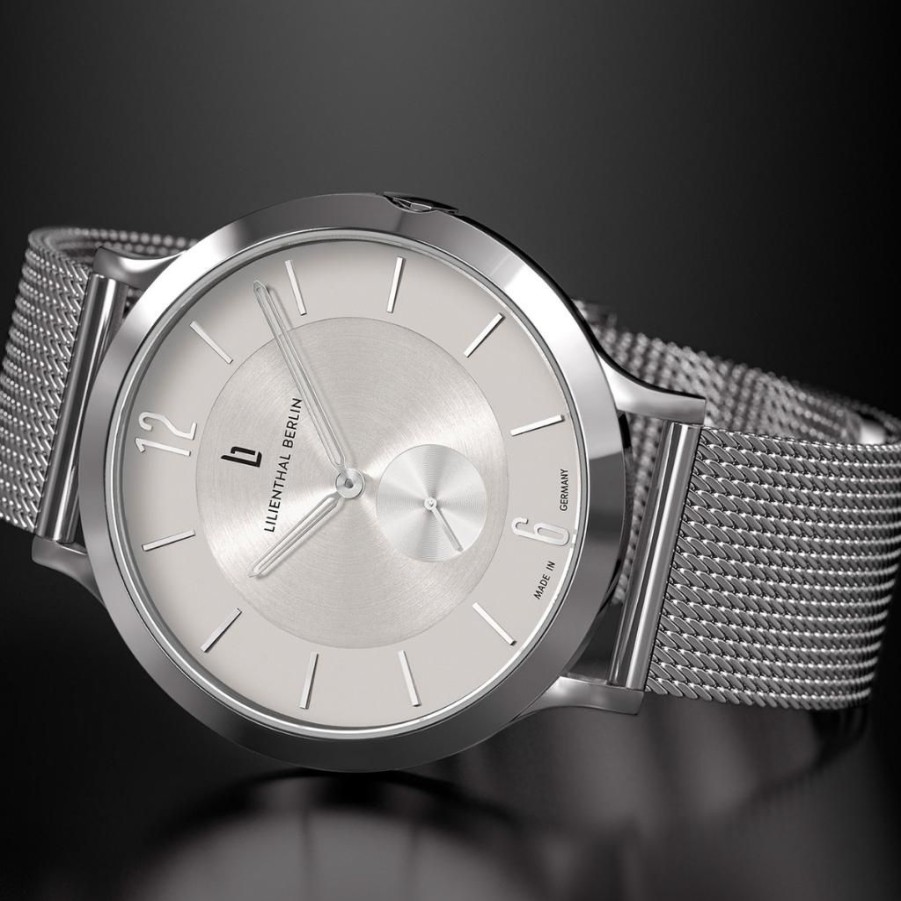 Uhren Lilienthal Berlin | Lilienthal Berlin The Classic Silver - Mesh Silver