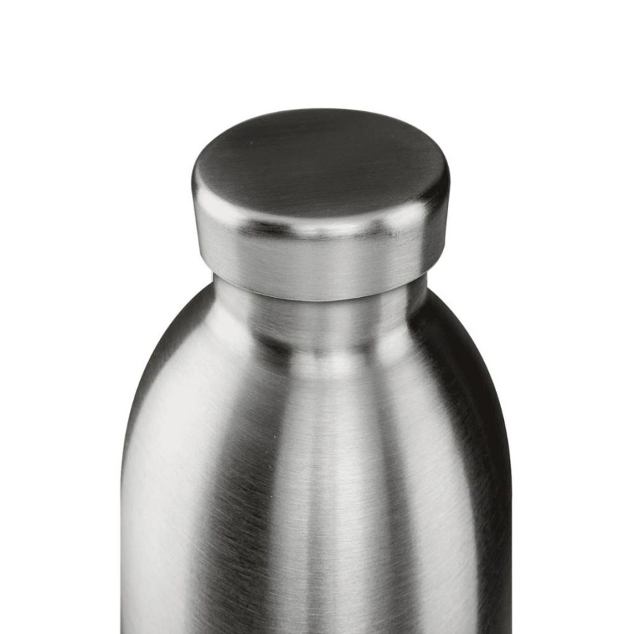 Accessoires 24Bottles | 24 Bottles Basic Clima Bottle 850Ml Brushed Steel