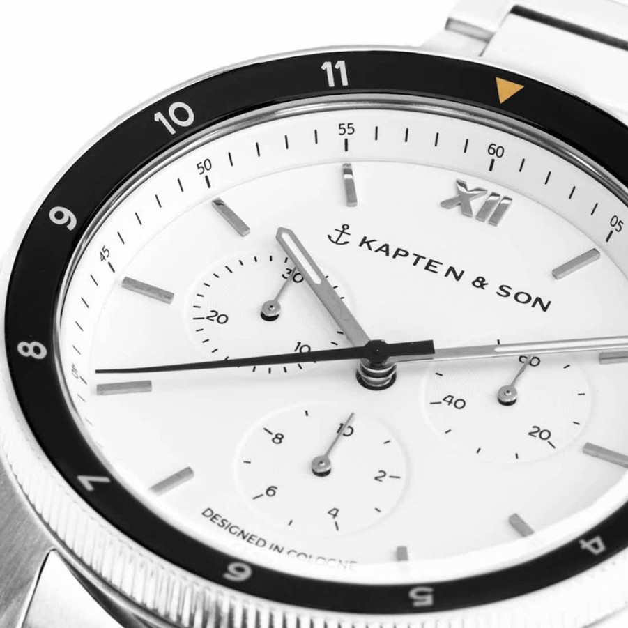 Uhren Kapten & Son | Kapten And Son Rise Silver Steel